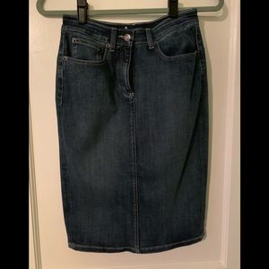 Boden Denim Pencil Skirt 4 Cute!!